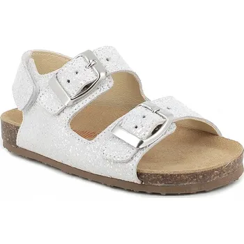 Dívčí sandály Dětské semišové sandály Primigi bílá barva, PUU 79417 7941733.21.25 00X, EUR 24