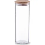 Skleněná nádoba s bambusovým víkem, 1600ml, ZELLER