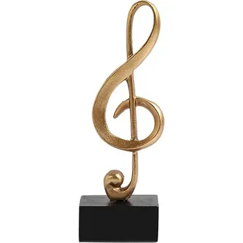 Soška hudební noty | hudební dekorace, socha do bytu - A