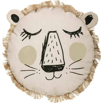 Polštář Atmosphera for kids Kulatý polštář LION, Ø 44 cm, béžový