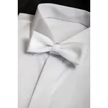 Dětská chlapecká košile Avantgard KLASIK s krytou légou, jednobarevná, bílá, dlouhý rukáv, vel.146