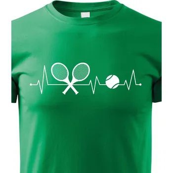 Chlapecké tričko Dětské tričko Tep - Tenis, Barva Zelená, Velikost 146 cm/10 roků, Canvas Dětské tričko Bezvatriko.cz 2768