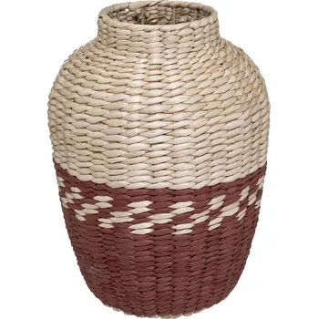 Váza Atmosphera Pletená váza CARMEN, 32 cm, červěná
