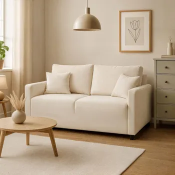 Sedací souprava Rozkládací pohovka ARISTA krémová