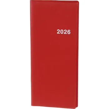Zápisník Plánovací záznamník 718 měsíční PVC červené