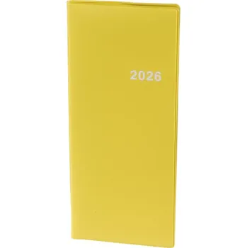 Zápisník Plánovací záznamník 718 měsíční PVC žluté