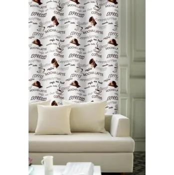 Závěs Výprodej dekoračního závěsu , OXY Káva, 140 x 160 cm