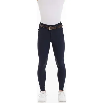 Jezdecké kalhoty EQUITHÈME Rajtky Eliot Equithème, s gripem na kolenou, pánské, navy blue 40