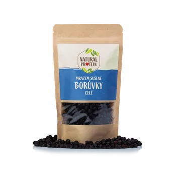 Sušené ovoce NaturalProtein Mrazem sušené borůvky - Celé 25g