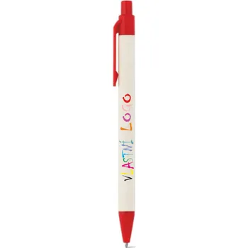 ON-DESIGN Kuličkové pero MILINK s vlastním potiskem Barva: červená
