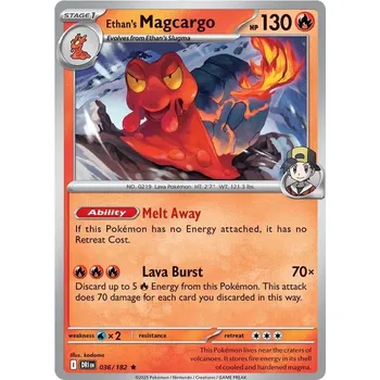 Sběratelská karetní hra Ethan's Magcargo 036/182 - Destined Rivals Typ karty: Holo