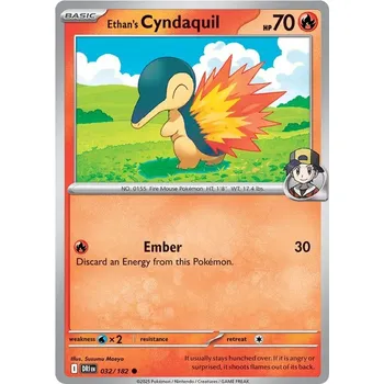 Karetní hra Ethan's Cyndaquil 032/182 - Destined Rivals Typ karty: Non-Holo
