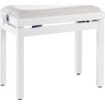 Klavírní stolička a lavice Stagg PB39 WHM SWH, stolička ke klavíru