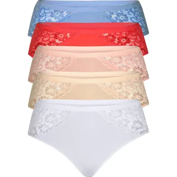 Kalhotky Justýnka kalhotky pro plné tvary C8303 - 3bal. 4XL vícebarevná