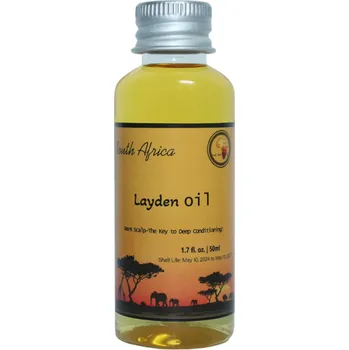 Vlasová regenerace Tradiční africký Laydenův olej na vlasy 50 ml Výživa vlasové pokožky Posílení kořínků Regenerace vlasů Přírodní péče Hloubková obnova