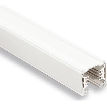 Bodové svítidlo Ivela 3fázová proudová lišta LKM QUADRO DALI, bílá, 400 cm - Doprava zdarma