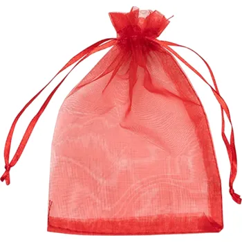 Zahradní dekorace 200 ks ochranné sáčky na ovoce 15x20 cm Organza pro zahradu Ochrana plodů před škůdci Opakovaně použitelné Sáčky na stromky červená