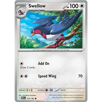 Sběratelská karetní hra Swellow 157/182 - Destined Rivals Typ karty: Non-Holo
