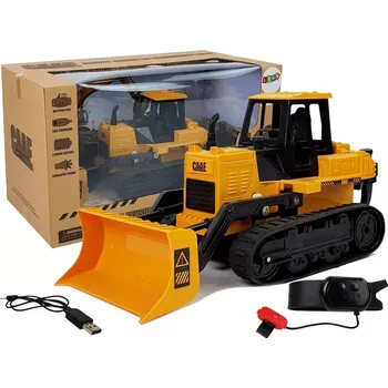 RC model auta rc buldozer s pásy ovládaný gesty ruky 2.4 ghz 1:28
