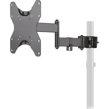 Monitor Neomounts FL40-450BL12/Držák displeje/na sloup,tyč 28-50 mm/23-42"/sklopný/3 čepy/VESA 200X200/nosn. 25kg/černý