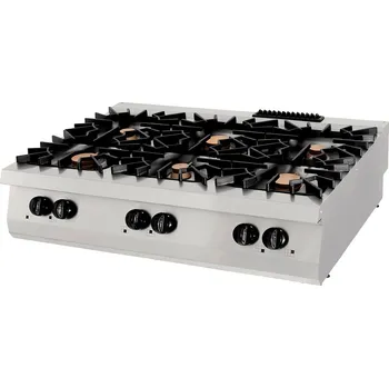 Sporák Maxima Sporák Premium - 6 hořáků - plynový - tříplotýnkový