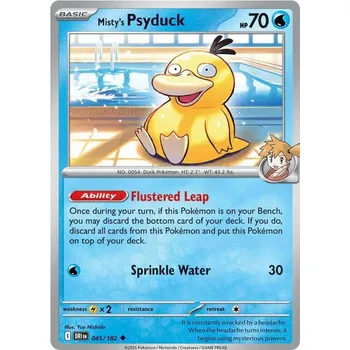 Karetní hra Misty's Psyduck 045/182 - Destined Rivals Typ karty: Non-Holo