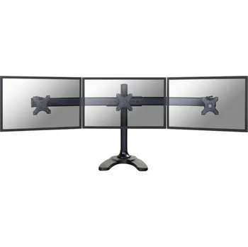 Monitor Neomounts FPMA-D700DD3/Držák displeje/na stůl/10-27"/stojan+průchodka/VESA 100X100/nosn. 3x8kg/3 displeje/černý