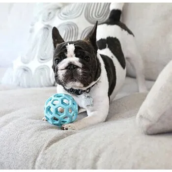 Hračka pro psa JW Hol-EE Děrovaný míč Trend-ee Medium – Blue