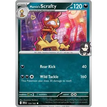 Sběratelská karetní hra Marnie's Scrafty 133/182 - Destined Rivals Typ karty: Non-Holo