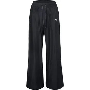 Dámské kalhoty Dámské Kalhoty ROXY RISE & VIBE RIB WIDE LEG PANTS ERJNP03556-KVJ0 – Černá S