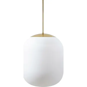 OSMONT TAN62810 TANIA P2 HP závěsné skleněné svítidlo mosaz leštěná / bílá IP40 4000 K 59W LED