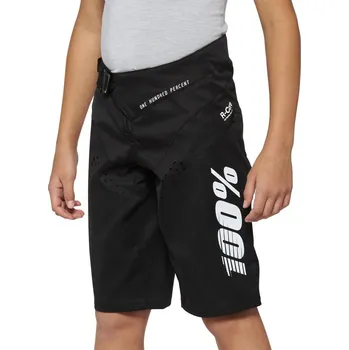 Cyklistické kalhoty Dětské kraťasy - 100% R-Core - Black 22
