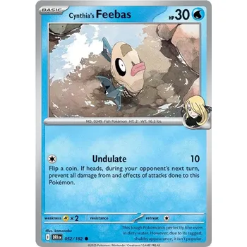 Sběratelská karetní hra Cynthia's Feebas 052/182 - Destined Rivals Typ karty: Non-Holo