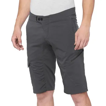 Cyklistické kalhoty Kraťasy - 100% RideCamp Shorts - Charcoal 32