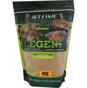 Návnadová surovina Jet Fish PVA mix Legend Range 1kg Rak