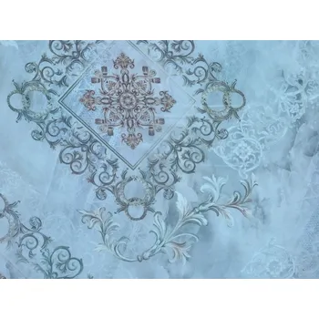 šedá hedvábná šatovka 2748 kašmírový vzor