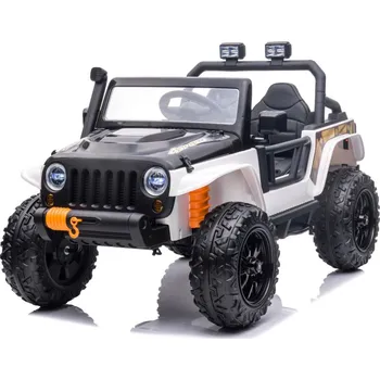 Dětské elektrovozidlo Mamido Elektrické autíčko Jeep 4Speed 24V | 4x200W bílé