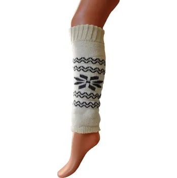 Art.57 Hřejivý NÁVLEK NA NOHY Knebl - Uni Size vločka