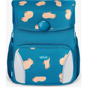 Školní batoh unuo Školní batoh, Kobaltová, Kapybary Velikost: Rozměry: 34 x 26,5 x 14 cm