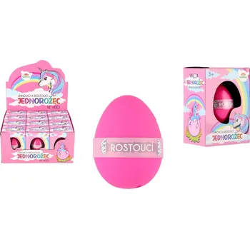 Teddies Vejce líhnoucí a rostoucí jednorožec 6cm v krabičce 7,5x10,5x5