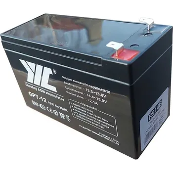 Záložní baterie Pb akumulátor MGB VRLA AGM 12V/7Ah