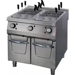 Maxima Vařič těstovin Premium - elektrický - 400V - dvojitá jednotka - hloubka 90 cm