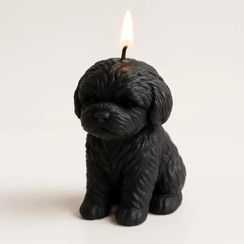 Svíčka Svíčkománie3D Pes 1  Černá