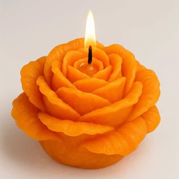 Svíčka Vonná svíčka Pivoňka | 70 g | Svíčkománie3D | Barva: Oranžová