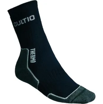 Pánské ponožky Ponožky Gultio art. 14 - thermo černošedé, velikost 43-45