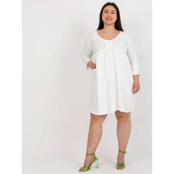 Dámské šaty RV šaty SK 8529.37P ecru jedna velikost