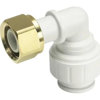 Instalatérský materiál Zásuvný fitink Šroubový fitink Speedfit úhelníky plast mosaz x 15 mm 1/2" FI