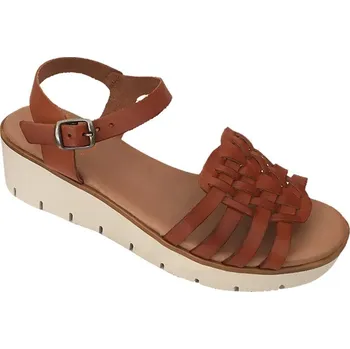 Dámská zdravotní obuv Dámské sandály 5LC-9020/CU Cuero, hnědé 40