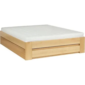 Ložnicová sestava Postel LK187 BOX moření výběr povrchové úpravy Bezbarvý přírodní lak rozměr 160x200