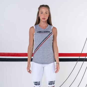 Dámské tílko Essentials Grey - LABELLAMAFIA Barva: šedá, Velikost: S